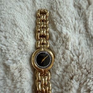 Raymond Weil Gold Watch with Black Dial